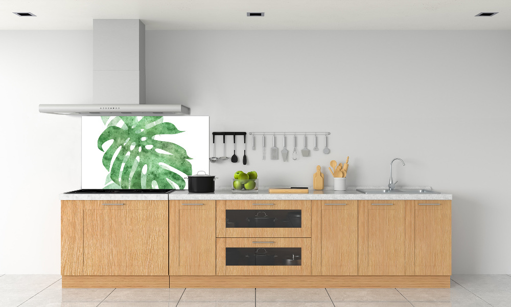 Panel między meble w kuchni Monstera