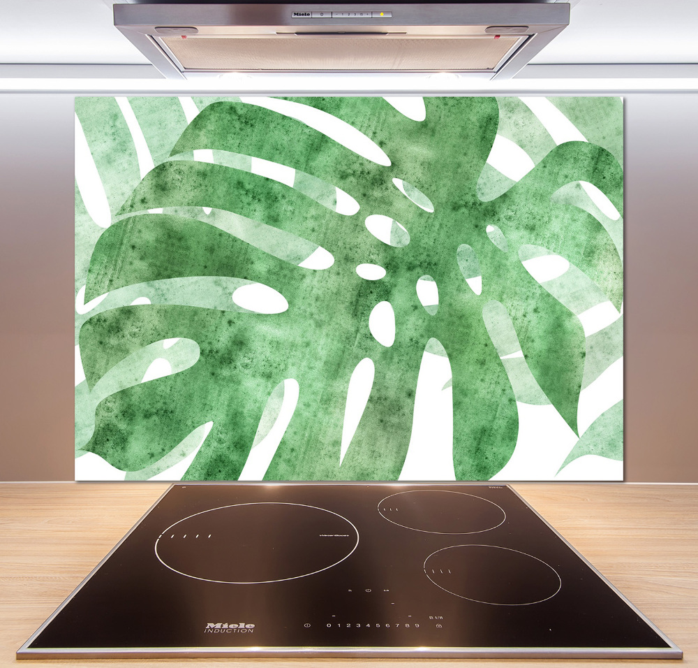 Panel między meble w kuchni Monstera