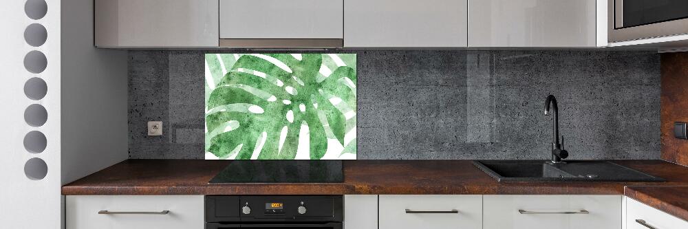 Panel między meble w kuchni Monstera