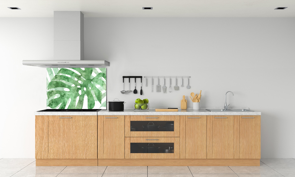 Panel między meble w kuchni Monstera