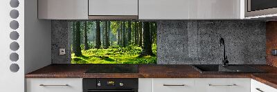 Panel do kuchni Las świerkowy