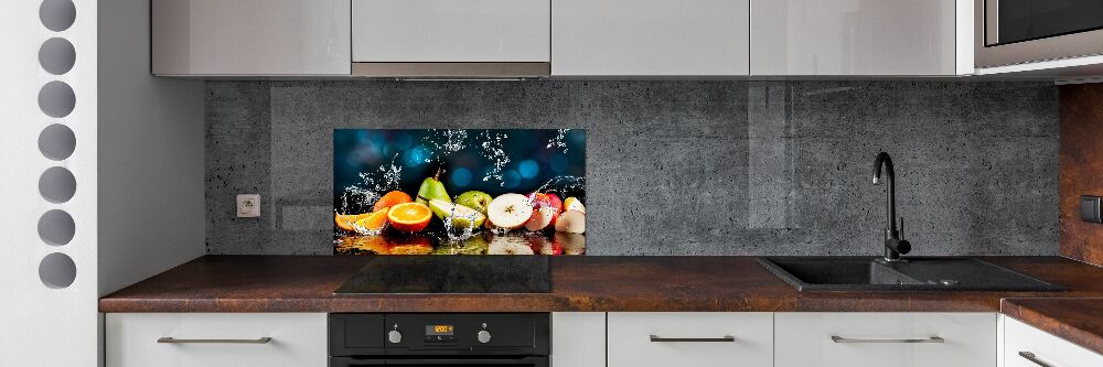 Panel dekor szkło Owoce i woda