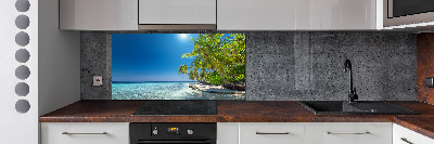 Panel do kuchni Malediwy plaża