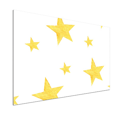 Panel do kuchni Żółte gwiazdy