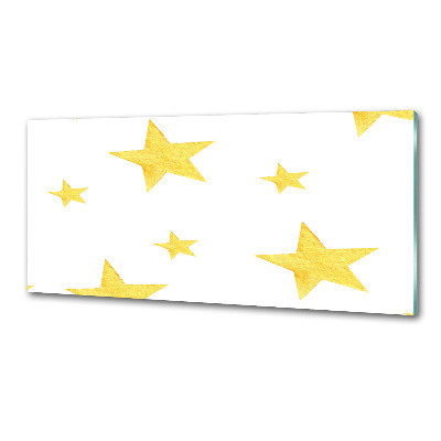 Panel do kuchni Żółte gwiazdy