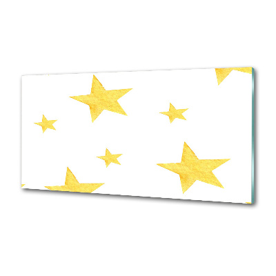 Panel do kuchni Żółte gwiazdy