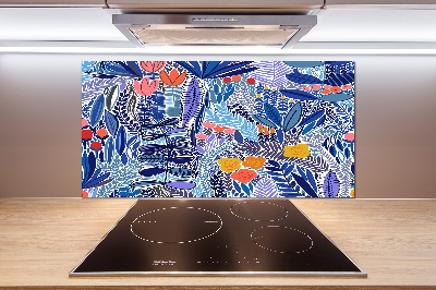 Panel do kuchni Kwiecisty wzór