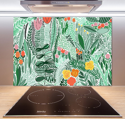 Panel do kuchni Kwiecisty wzór