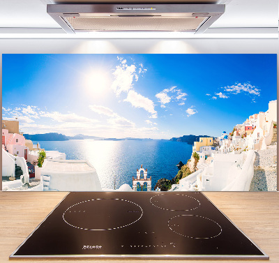 Panel do kuchni Santorini Grecja