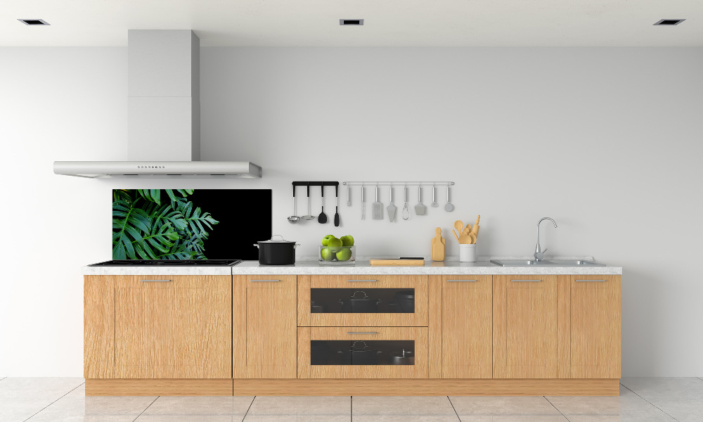 Panel między meble w kuchni Monstera