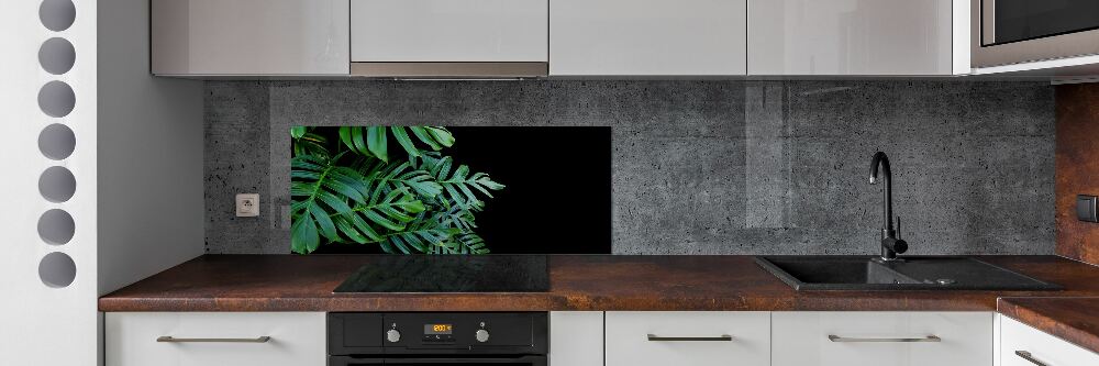 Panel między meble w kuchni Monstera