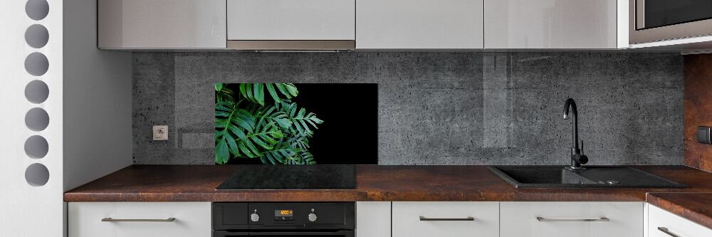Panel między meble w kuchni Monstera