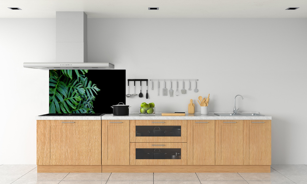 Panel między meble w kuchni Monstera