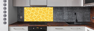 Panel do kuchni Plastry cytryny