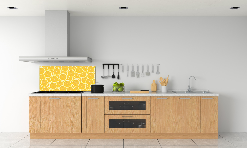 Panel do kuchni Plastry cytryny
