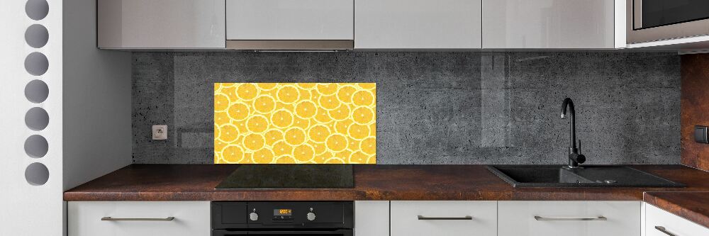 Panel do kuchni Plastry cytryny