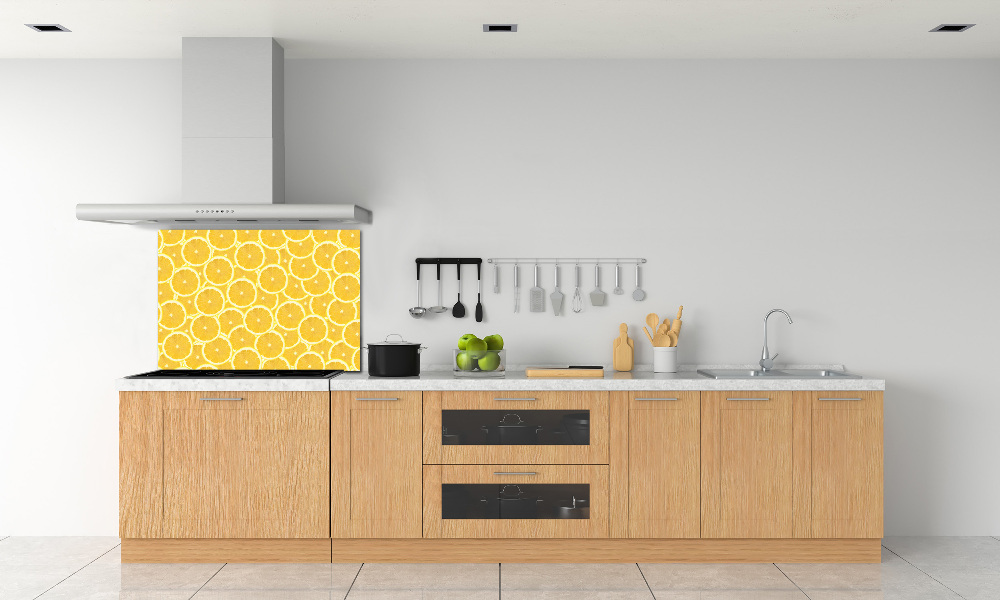 Panel do kuchni Plastry cytryny