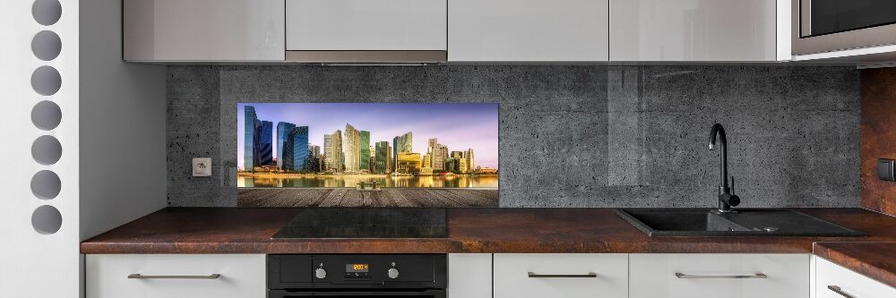 Panel między meble w kuchni Singapur