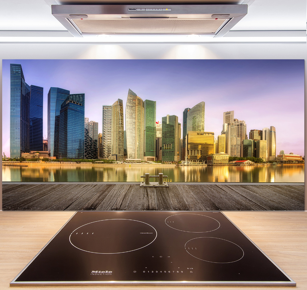 Panel między meble w kuchni Singapur