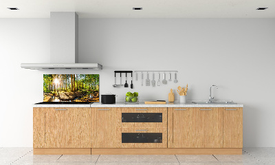 Panel dekor szkło Panorama las