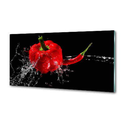 Panel do kuchni Czerwone papryki