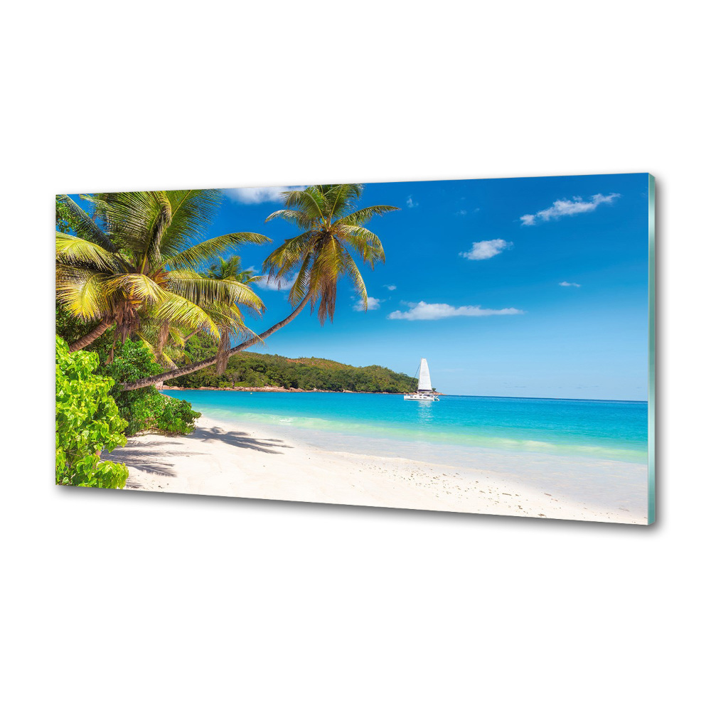 Panel do kuchni Tropikalna plaża