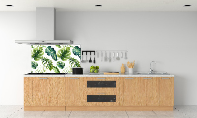 Panel do kuchni Tropikalne liście