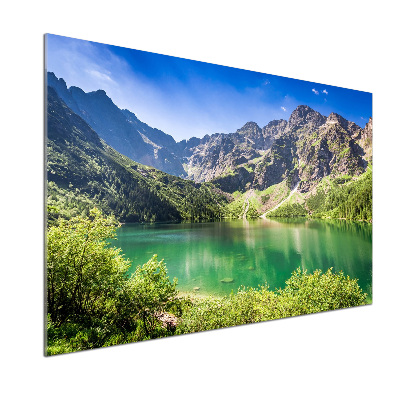 Panel do kuchni Morskie oko Tatry