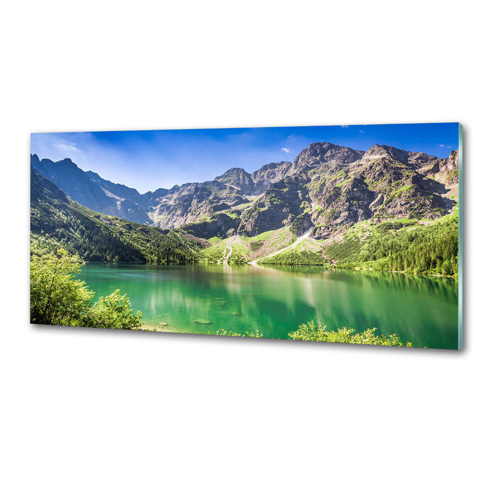 Panel do kuchni Morskie oko Tatry
