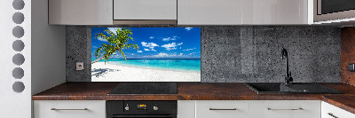 Panel do kuchni Tropikalna plaża