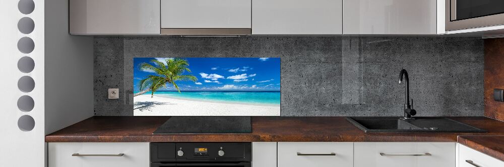 Panel do kuchni Tropikalna plaża