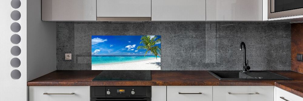 Panel do kuchni Tropikalna plaża
