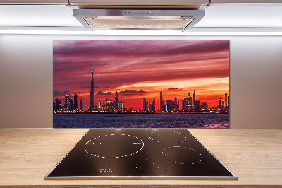Panel lacobel Zachód słońca Dubaj
