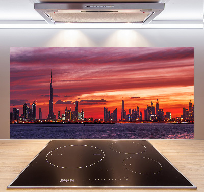 Panel lacobel Zachód słońca Dubaj