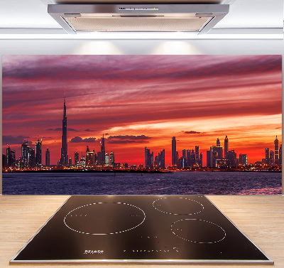 Panel lacobel Zachód słońca Dubaj
