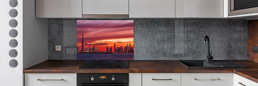 Panel lacobel Zachód słońca Dubaj