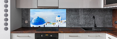 Panel do kuchni Santorini Grecja