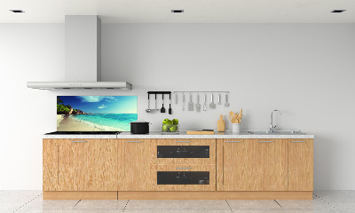 Panel do kuchni Seszele plaża