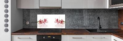 Panel między meble w kuchni Orchidea