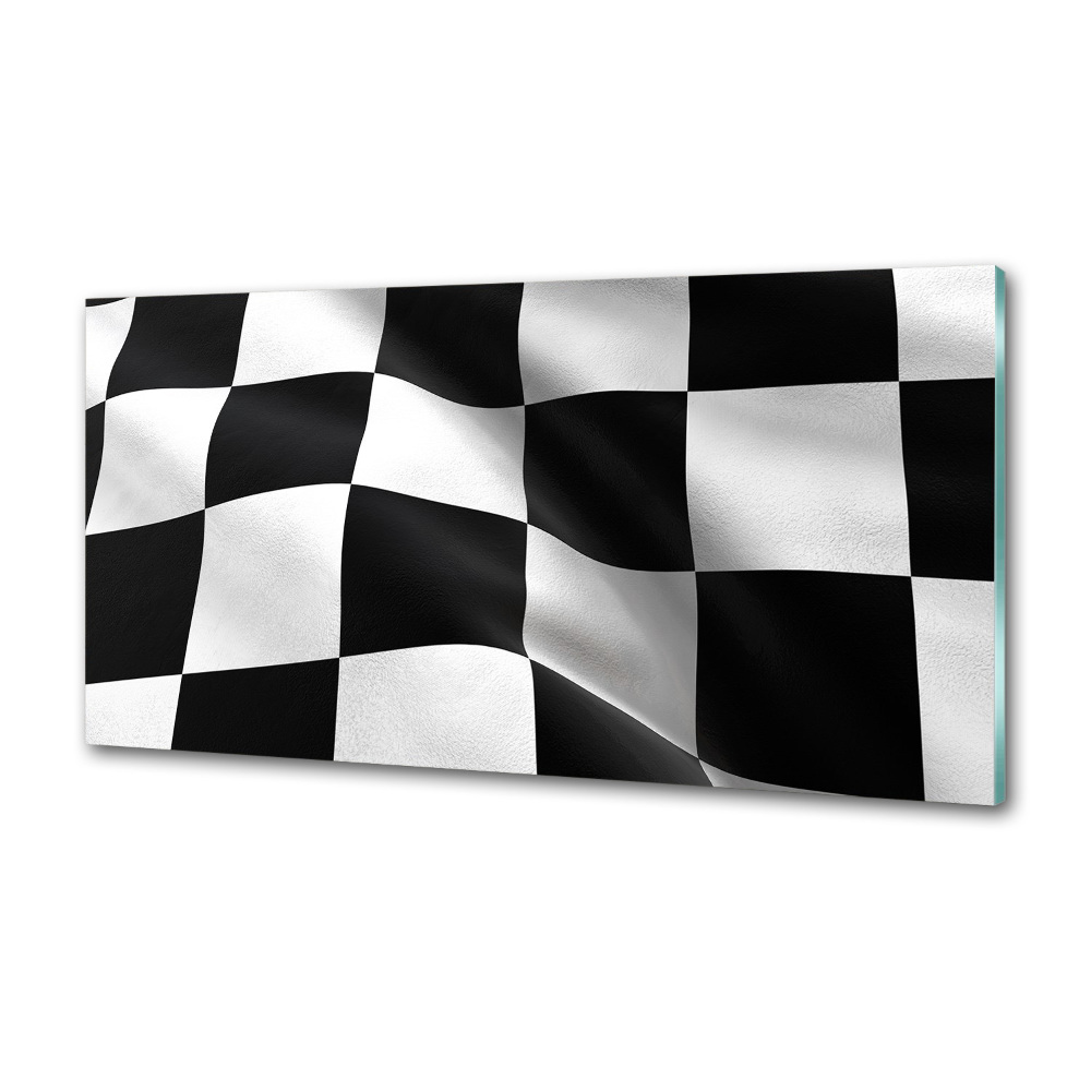 Panel dekor szkło Flaga mety