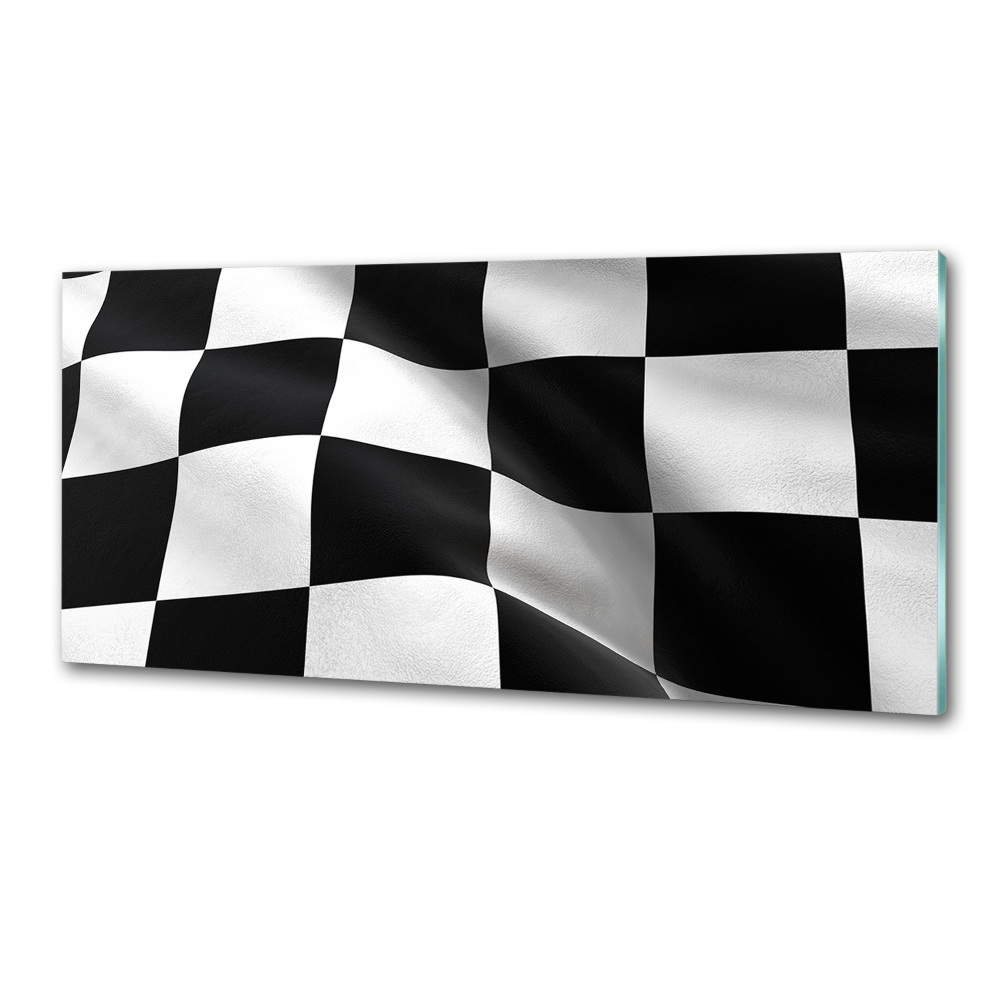 Panel dekor szkło Flaga mety