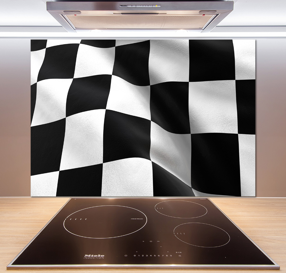 Panel dekor szkło Flaga mety