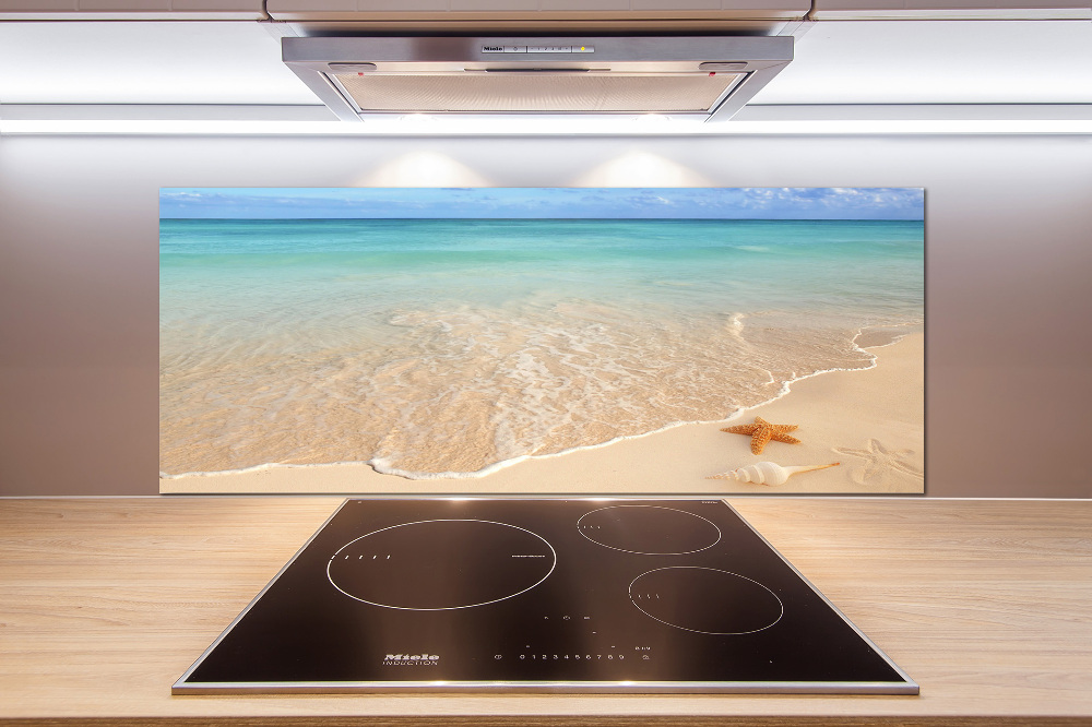 Panel lacobel Rozgwiazda na plaży