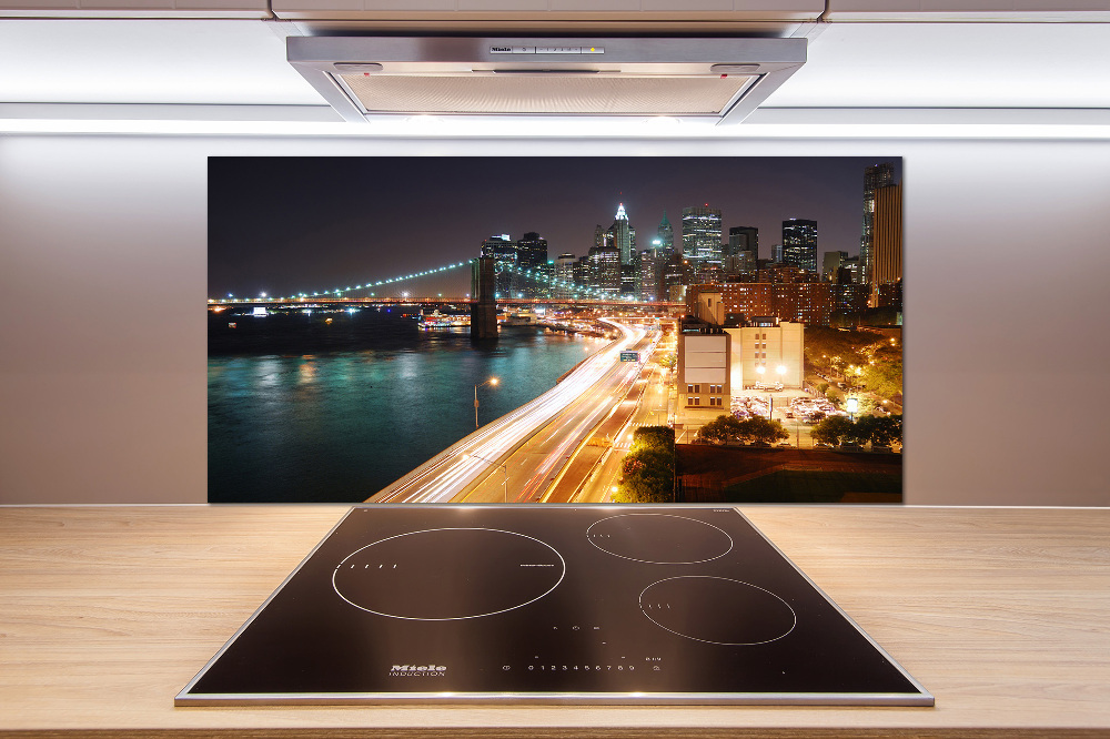 Panel do kuchni Nowy Jork nocą