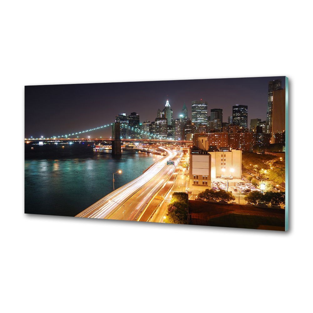Panel do kuchni Nowy Jork nocą