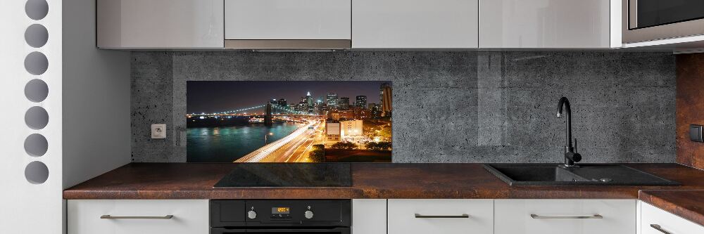 Panel do kuchni Nowy Jork nocą