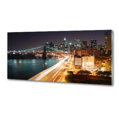 Panel do kuchni Nowy Jork nocą
