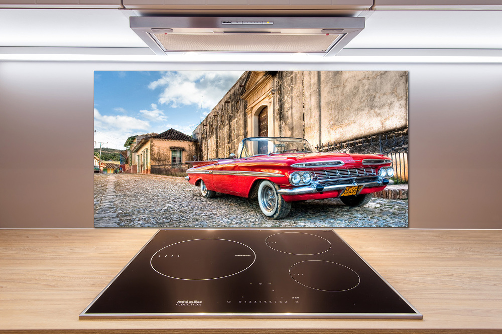 Panel do kuchni Czerwony Chevrolet