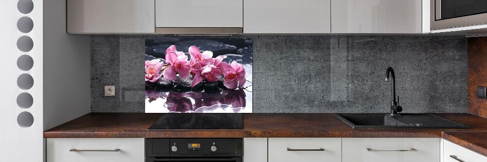 Panel do kuchni Różowa orchidea