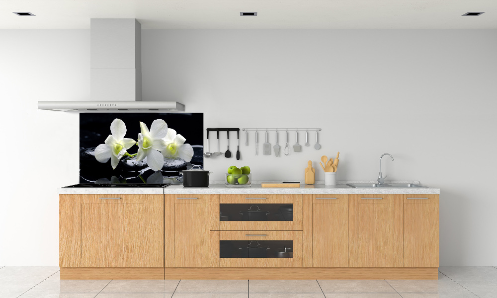 Panel między meble w kuchni Orchidea